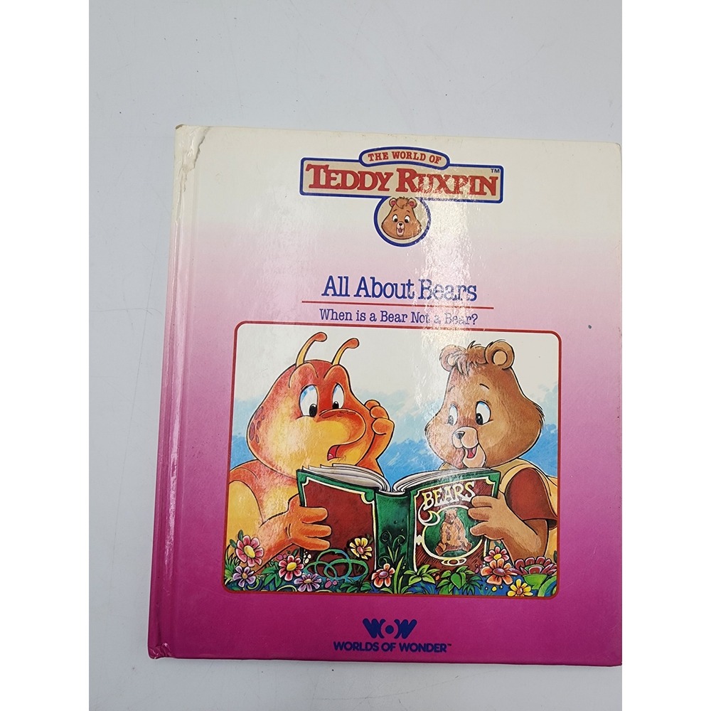 Vintage Teddy Ruxpin Book Lot of 4 Worlds of Wonder Hardcover 1985 Retro Grundo - Picture 2 of 14